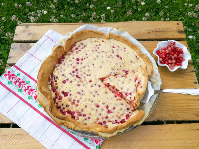 Tarte aux groseilles