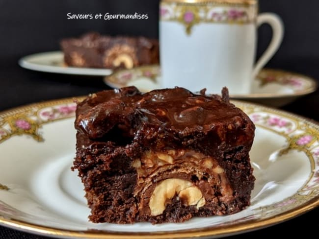 Brownies aux rochers Suchard.