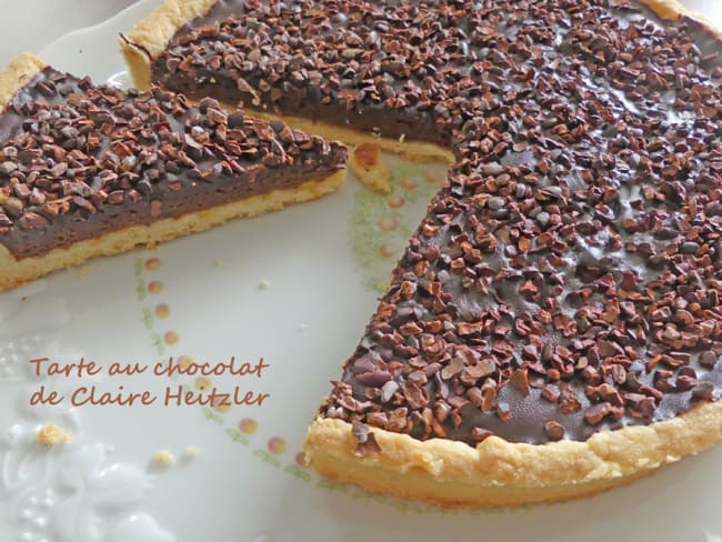 Tarte au chocolat de Claire Heitzler