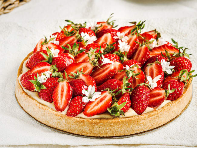 Tarte aux fraises