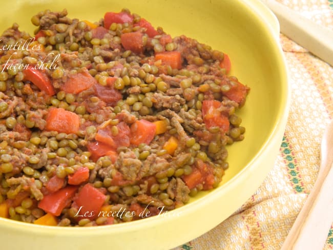 Lentilles façon chili