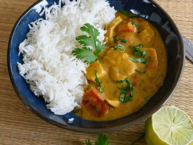 Curry de poulet - recette facile