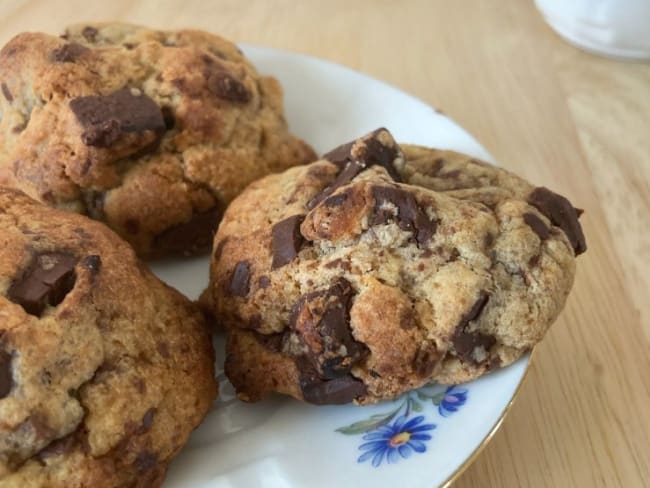 Les cookies aux deux chocolats