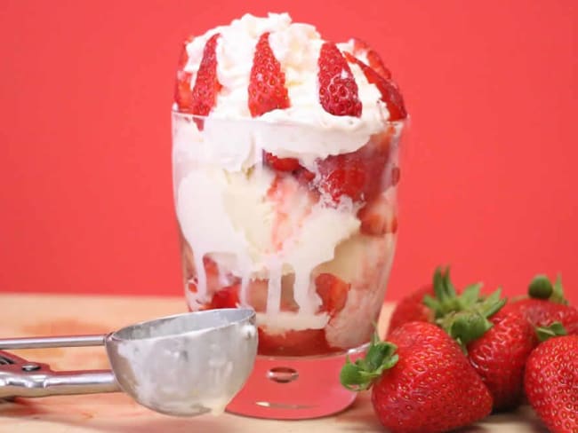 Fraises melba