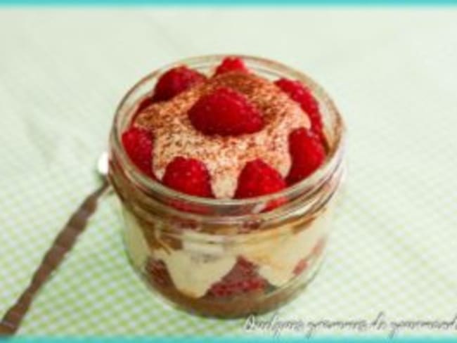 Tiramisu chocolat-framboise