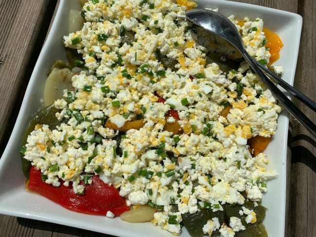 Salade de poivrons à la feta