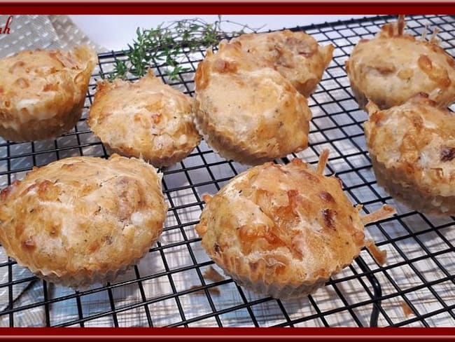 Muffins aux fromages et tomates séchées