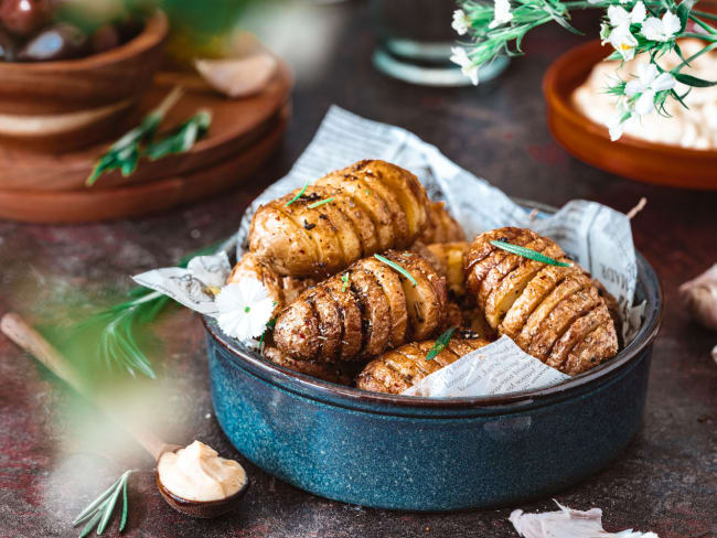 Pommes de terre grenaille rôties au four