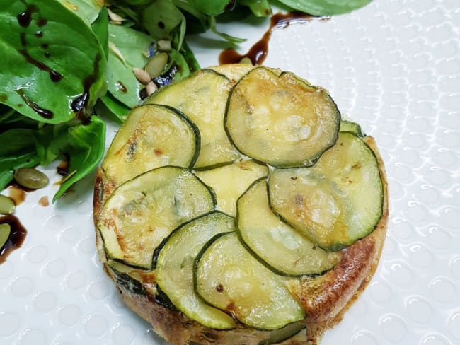 Flans courgettes ricotta