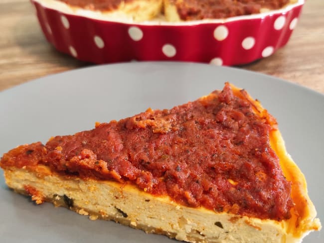 Tarte à la ricotta et tomate