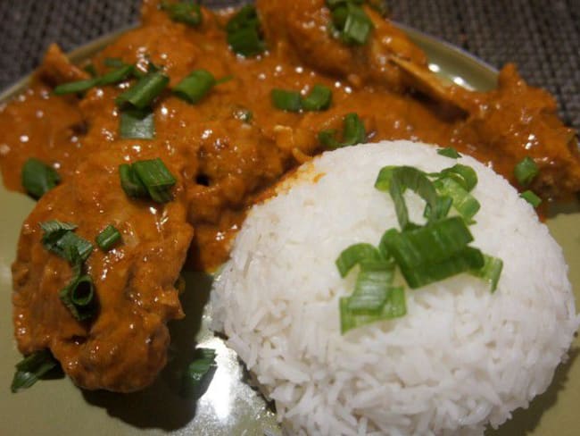 Mafé de poulet africain (sauce arachide)