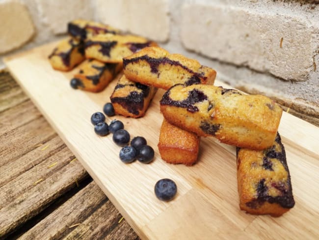 Financiers aux myrtilles