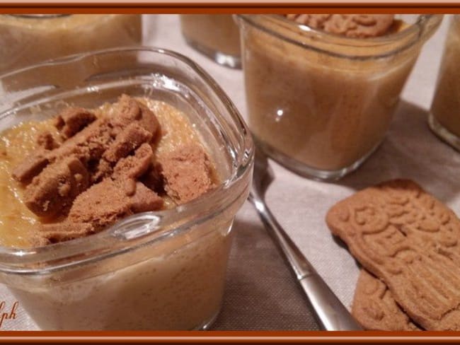 Crème à la pâte de spéculoos