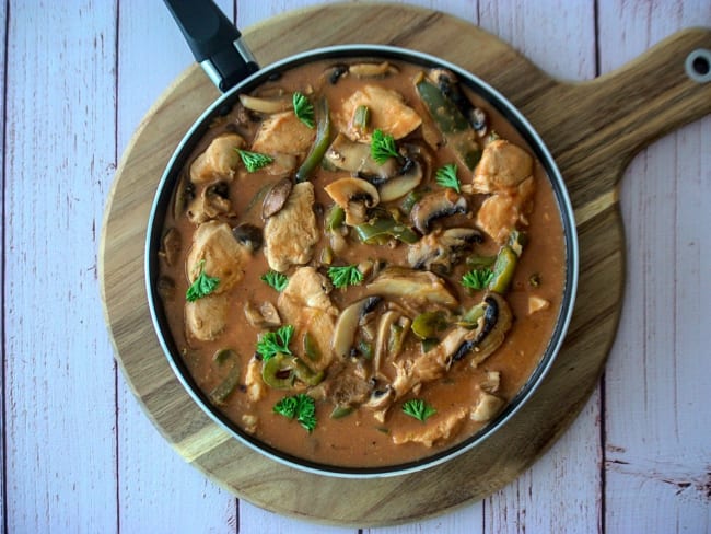 Poulet Stroganoff