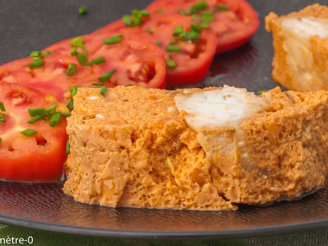 Terrine de lotte au comté et à la tomate