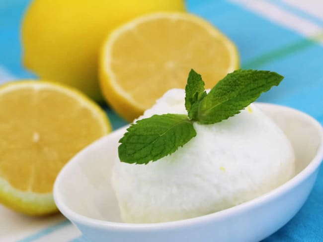 Sorbet au citron