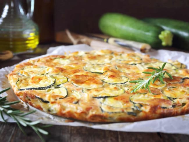 Tarte fine aux courgettes au Thermomix