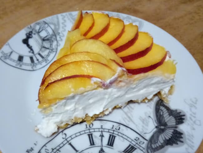 Cheesecake aux nectarines