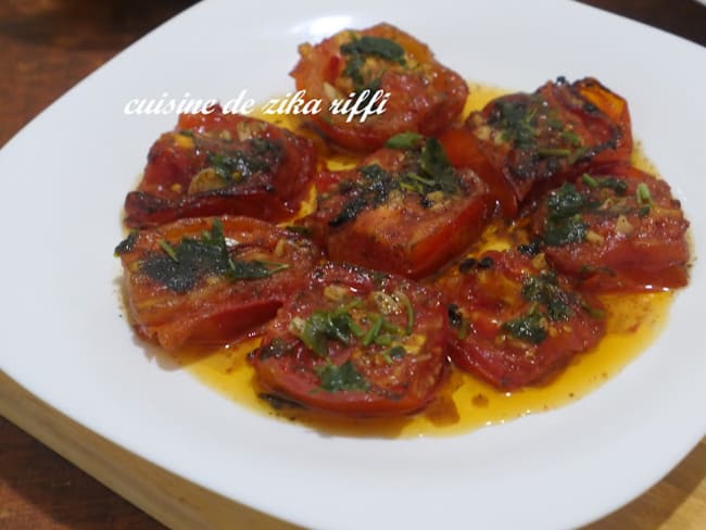 Tomates braisées à la provençale à l'origan de mes cahiers de classe