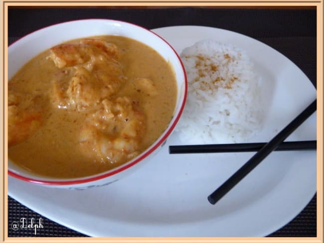 Gambas au curry