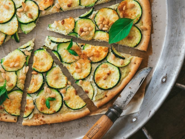 Tarte ricotta et courgette