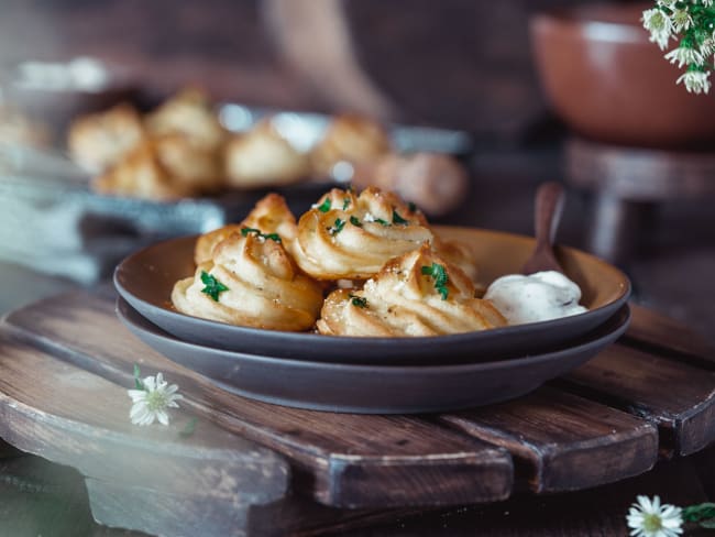 Pommes Duchesse ail et parmesan