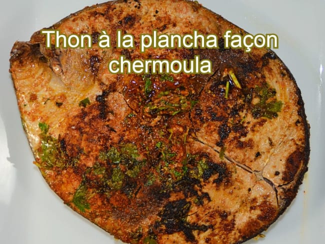 Thon à la plancha façon chermoula