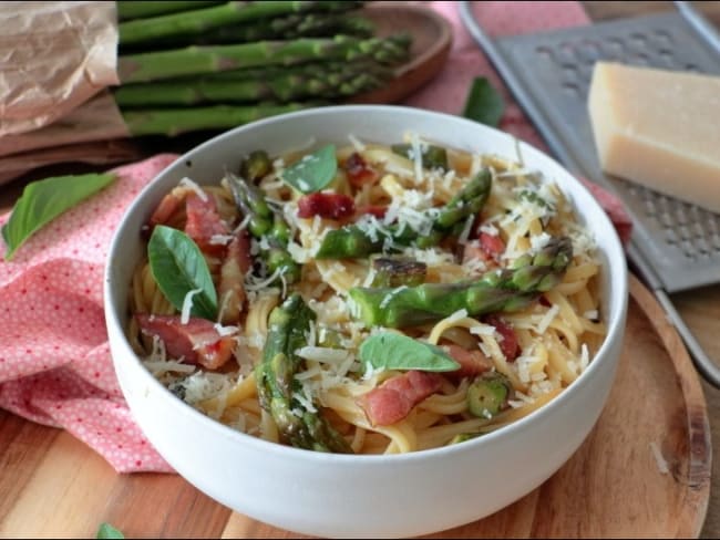 Linguine aux asperges de Laurent Mariotte