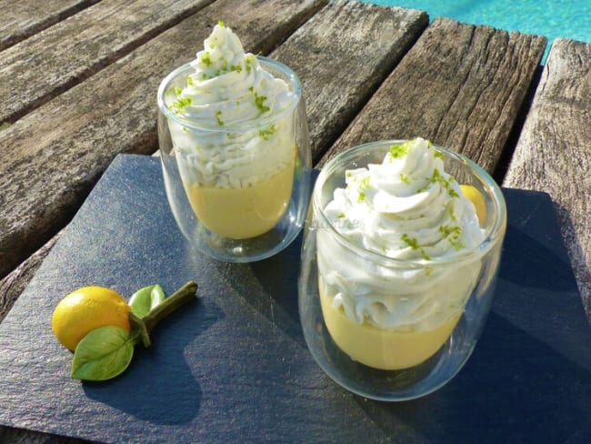 Citron liégeois à la crème de coco entre acidulé et douceur