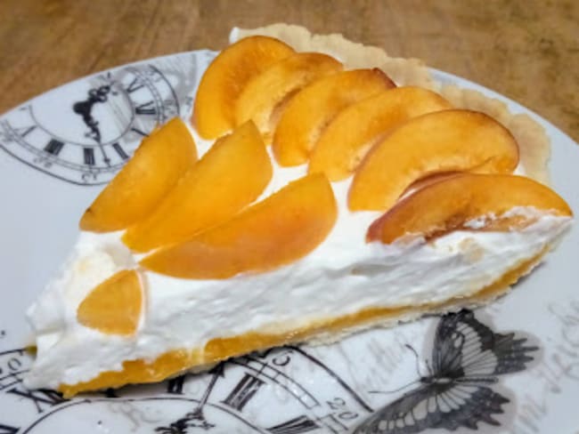 Tarte à la crème à l'abricot