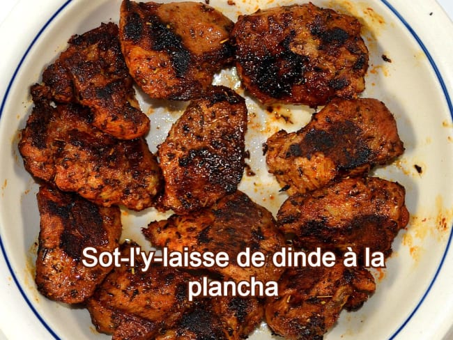 Sot-l’y-laisse de dinde à la plancha