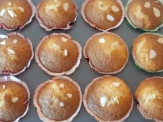 Recette originale de muffins aux mirabelles et amandes.