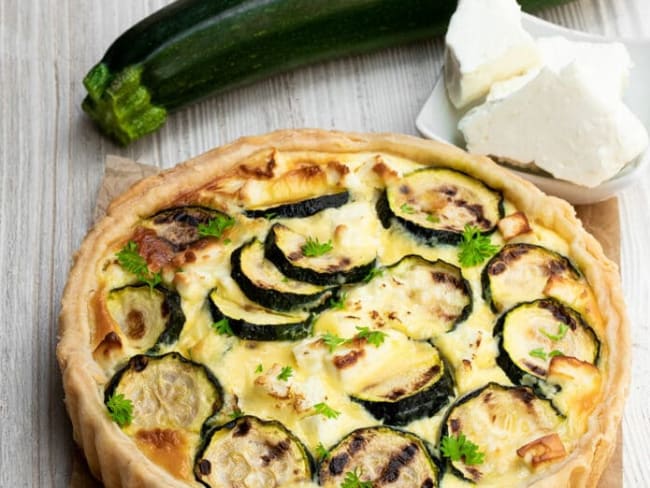 Mini-quiches aux courgettes et aubergines