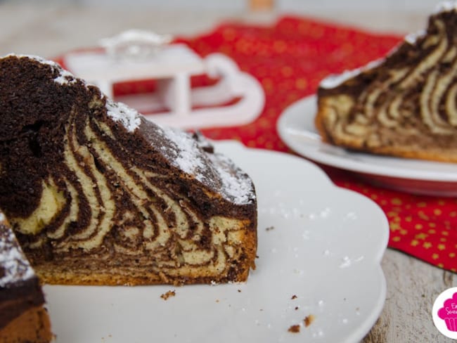 Gâteau zébré