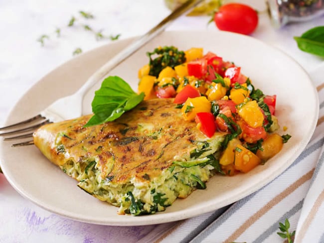 Tortilla de courgettes