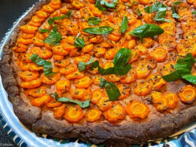 Tarte fine aux carottes