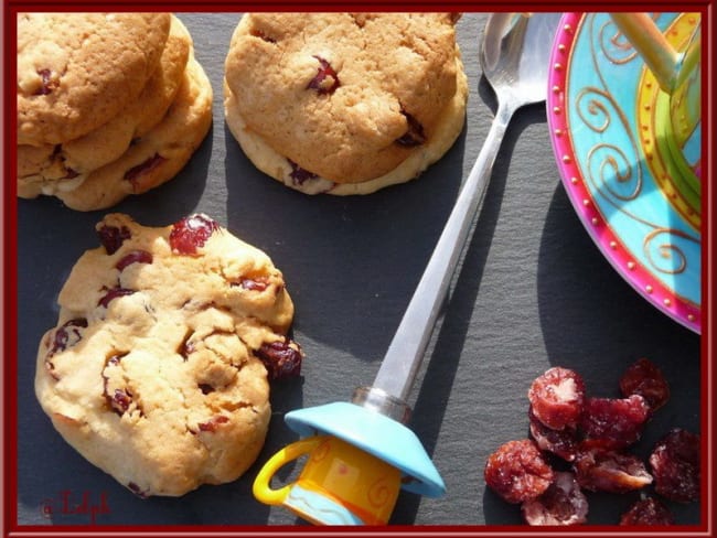 Cookies aux cranberries