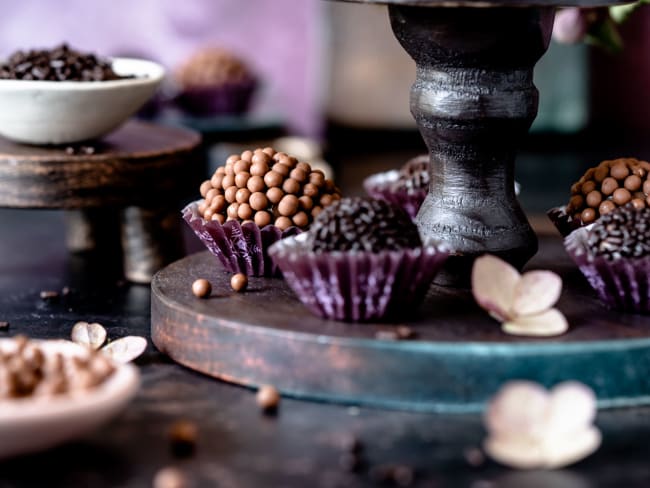 Les Brigadeiro de la cuisine brésilienne