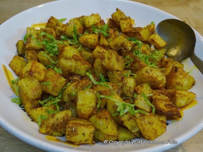 Pommes de terre aux épices rôties