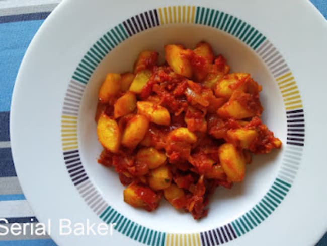 Concombre aux épices et à la tomate