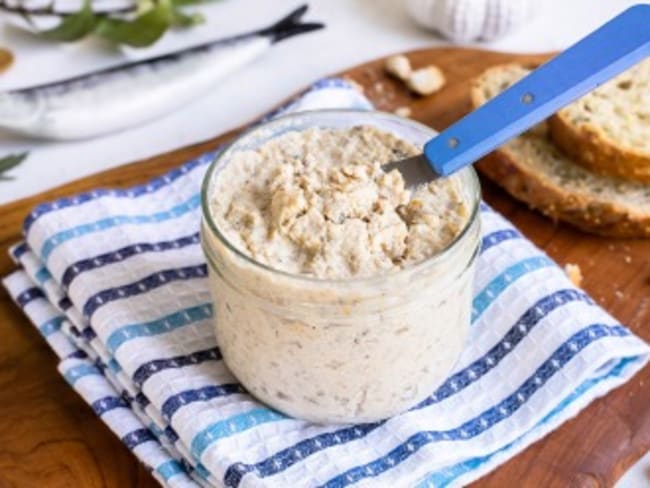 Rillettes de sardines à l'orange pour l'apéritif