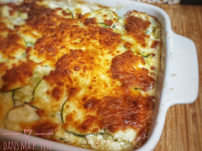 Gratin de courgettes façon dauphinois