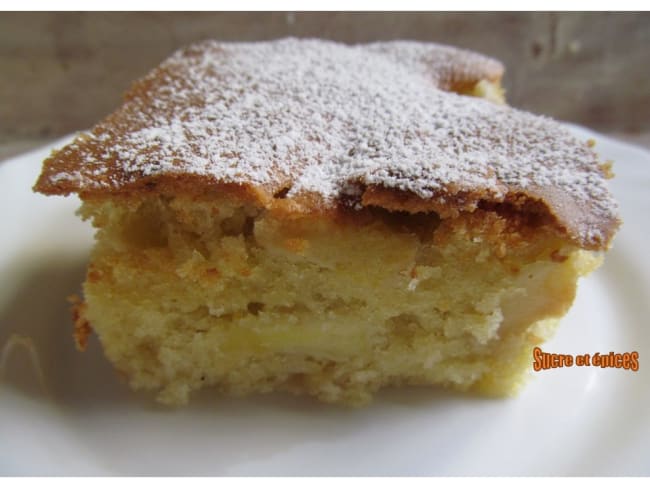 Gâteau bien moelleux aux pommes