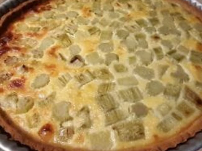 Tarte à la rhubarbe à l'ancienne façon grand mère