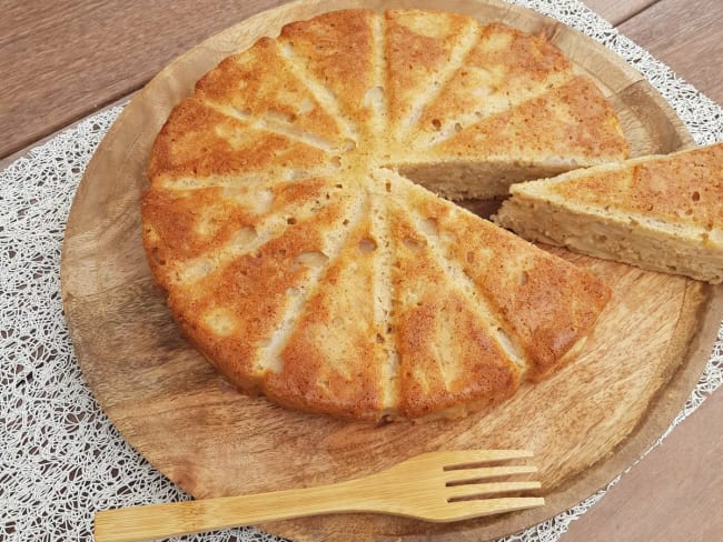 Gâteau de pommes de mon enfance, tout simple, avec beaucoup de pommes