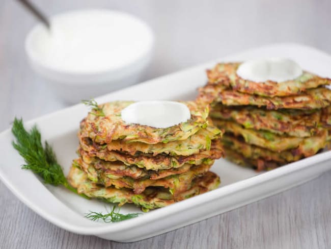 Galette de courgette au parmesan facile