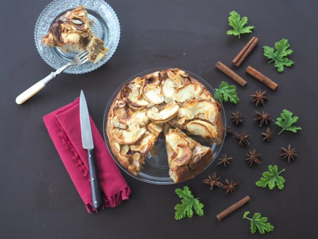 Gâteau aux pommes épicé