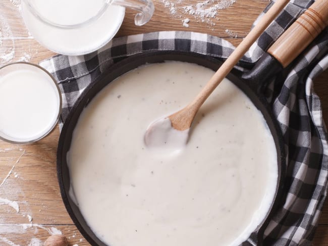 La recette de la véritable sauce béchamel