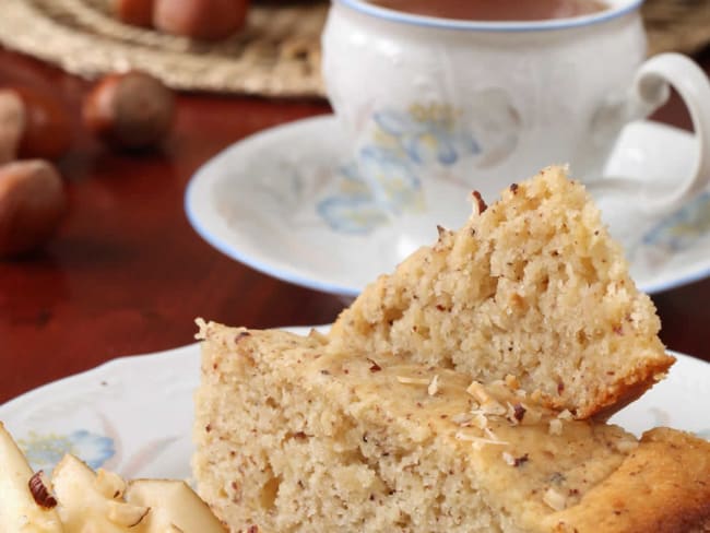 Gâteau aux noisettes moelleux