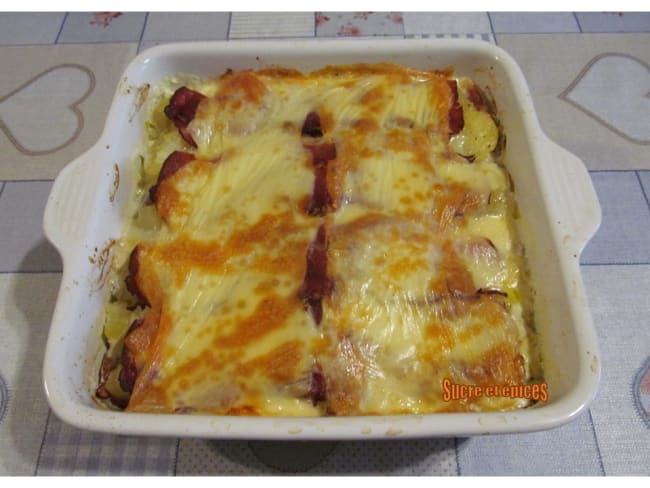 Gratin façon raclette